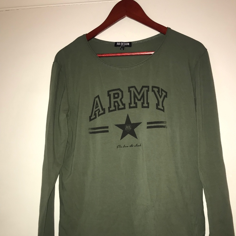 RB Design Army T-shirt Long Sleeve Large